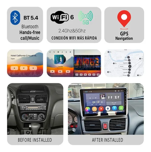 Cjx Estéreo Android 2g+32g Para Nissan Sentra 2000-2006