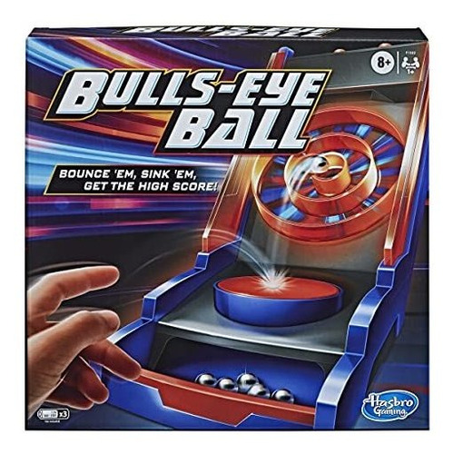 Hasbro Gaming Bulls-eye Ball Game Para Niños De 8 Años 