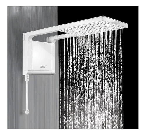 Chuveiro elétrico de parede Lorenzetti Acqua Ultra Storm branco 7800W 220V