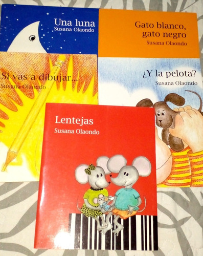 Liquido!! Coleccion 5 Libros Susana Olaondo Como Nuevos!!