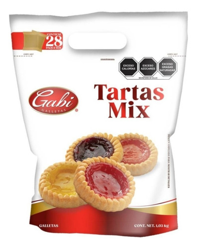 Galletas Gabi Explosion Tartas Con Relleno 1.027 Kg