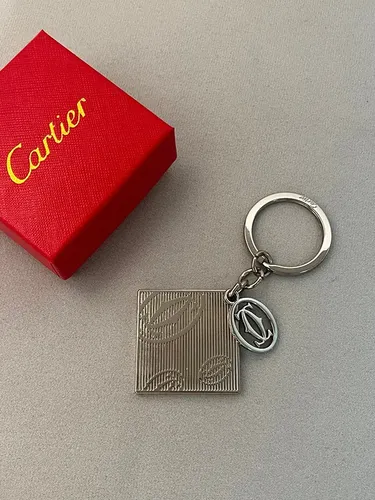 Cartier Keychain Double C Logo Unisex Couple Style | MercadoLibre