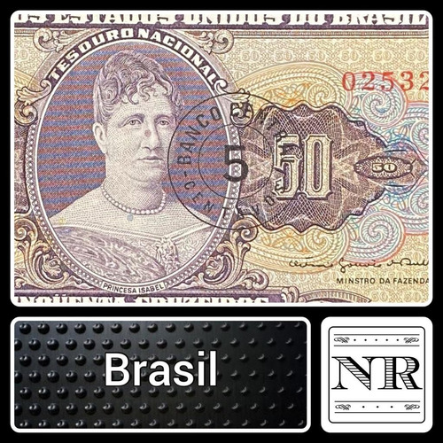 Brasil - 5 Centavos | 50 Cruzeiros - Año 1966 - P #184