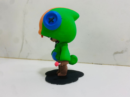 Leon Brawl Stars Impresa 3d Pintada A Mano