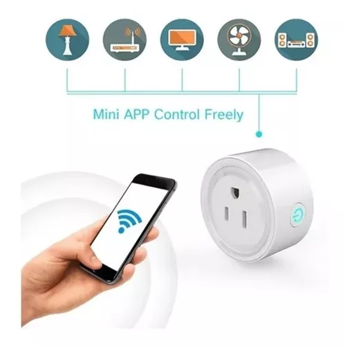 Enchufe Inteligente Smart Wifi Mini con Google Home Assitant y Alexa  IMPORTADO