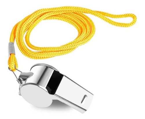 Apito Profissional De Metal Com Cordão Art Sport 2u