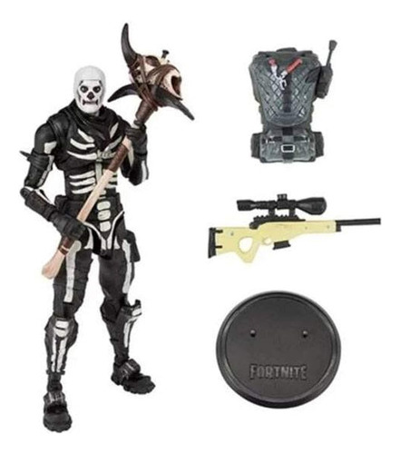 Juego De Figuras De Acción Fortnite Skull Trooper De Primera