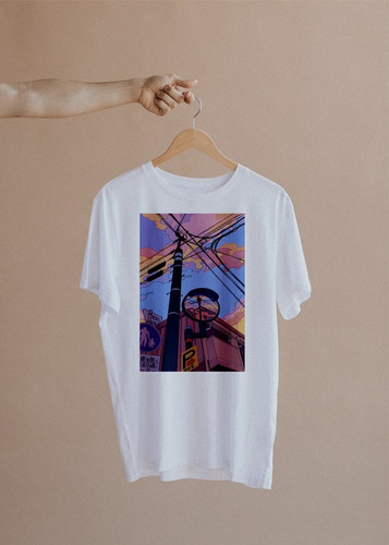 Camiseta De Mujer Diseño Kinesthetic Art Ciudad 