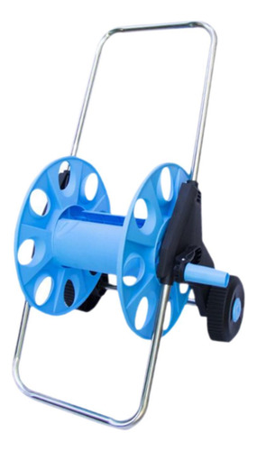 Carrete De Manguera De Agua Industrial, Carrito De Azul