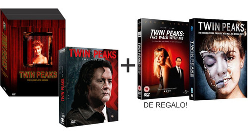 Twin Peaks Combo 3 Temporadas+pelicula+the Missing Pieces 