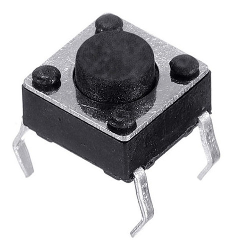 10 Pulsadores Dip Tact Switch 6x6x5 Electrónica Arduino 