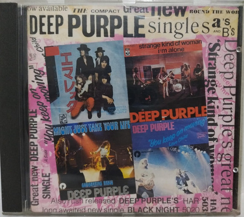Deep Purple  Singles A's & B's Cd Italy 1993