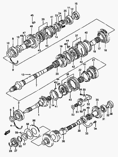 Rodamiento Para Transmisión De Suzuki Jimny  Modelo Sn413