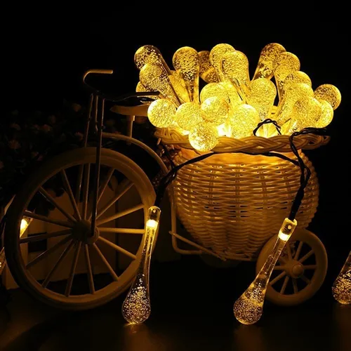 Luces Solares Pack Guirnalda Luces Solares Exterior Jardin