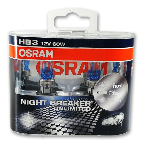 Foco 9005 Hb3 Night Breaker  2 Focos Osram 