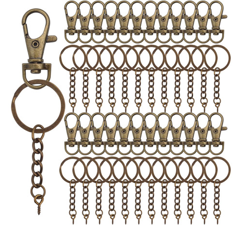 50 Pieces Metal Swivel Clasps Lanyard Snap Hook Lobster...