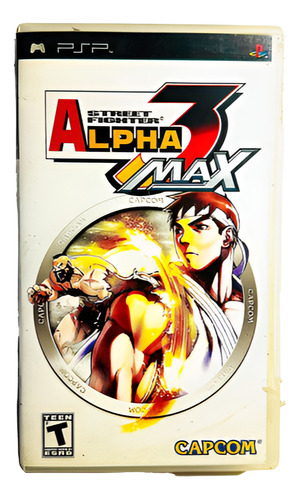 Street Fighter Alpha 3 Max - Psp Fisico Umd Impecable (Usado)