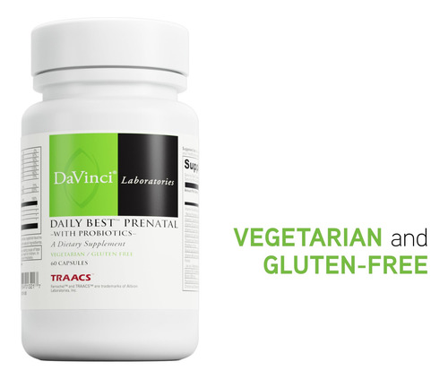 Davinci Multivitamínico Prenatal Con Probióticos 60 Cápsulas
