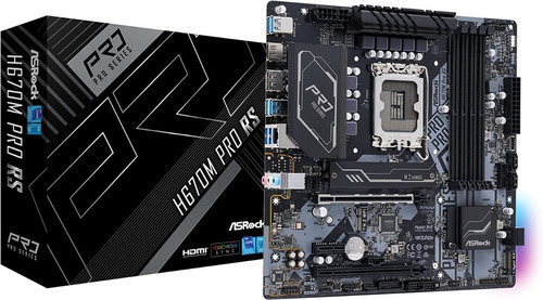 Motherboard Asrock H670m Pro Rs/intel Celeron/pentium/ddr4