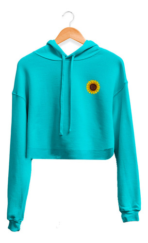 Hoodie Crop Top Girasol