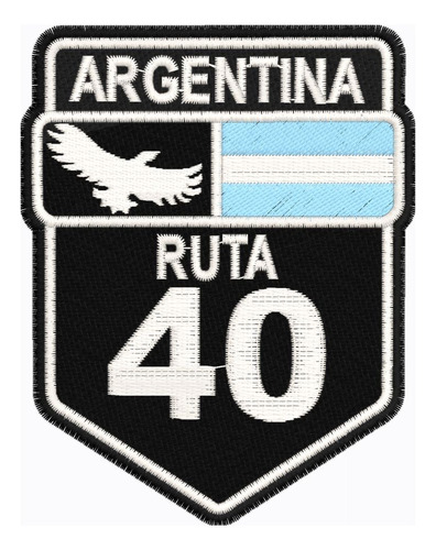 Matriz Bordado Parche Argentina Ruta 40 Janome Brother
