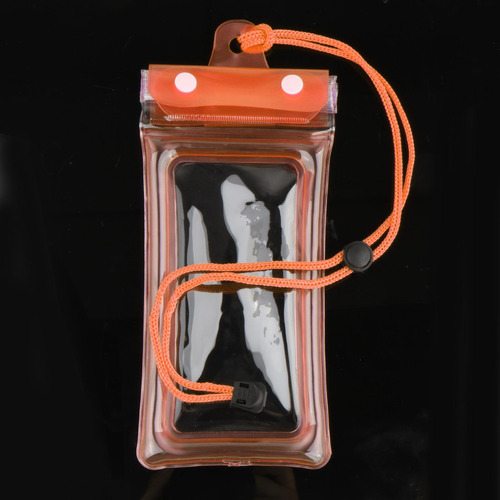 3 Bolsa Impermeable Para Teléfono, Bolsa Seca Naranja
