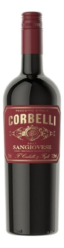 Vinho Tinto Italiano Sangiovese Puglia Igt 750ml Corbelli