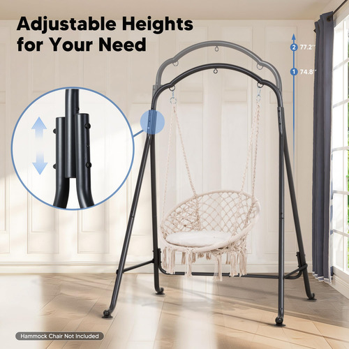 Soporte Para Silla De Hamaca De Acero Resistente 400 Lbs