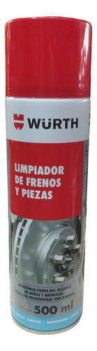 Limpiador De Frenos Y Piezas Wurth