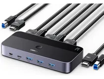 Comprar Conmutador Kvm 2x Hdmi Usb-c 3.0 Usb-a 4k@60hz Cm664 - 15707