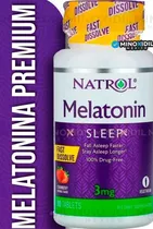 Comprar Melatonina 3 Mg 90 Tabs | Rápida Disolución Sabor Fresa