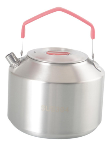 Hervidor De Agua Para Acampar, Tetera, Rojo Y 1,5l