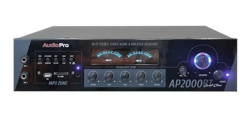 Audiopro Ap2000bt Amplificador 1200w Bluetooth