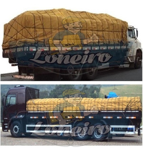 Encerado 8x6 Lona De Algodão Caminhão Toco Truck Ocre +iho