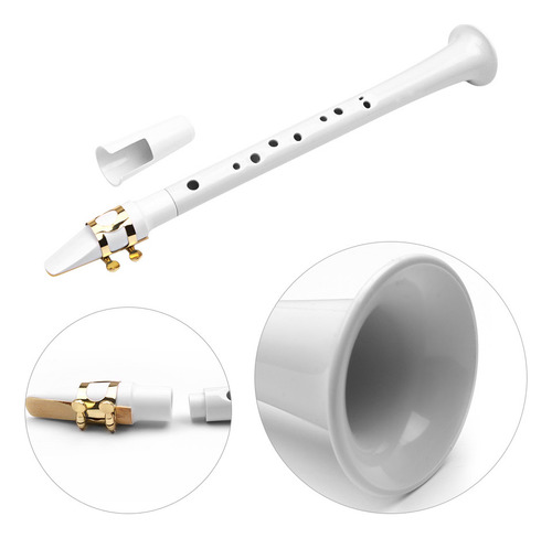 Saxofón Mini Saxofón C Instrumento Con Llave De Bolsillo Par