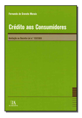 Libro Credito Aos Consumidores De Morais Fernando De Gravato