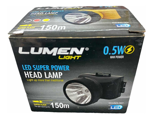 Linterna Manos Libres Led Lumen 5 Wats Aa