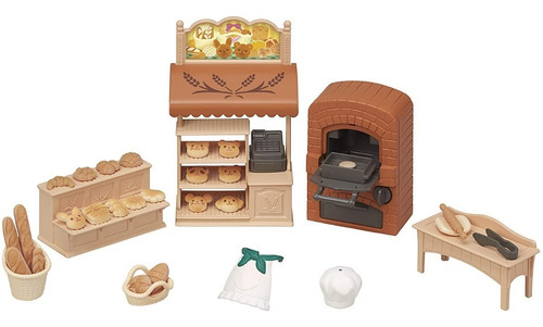Kit Inicial De Padaria Sylvanian Families Epoch Magia