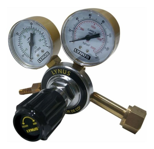 Regulador Em Metal De Pressão Para Garrafa Casco Co2 Regco2