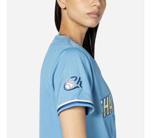 Jersey New Era Charros Jalisco Beisbol Lmb 25 Cielo Dama