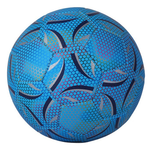 Balón De Fútbol Reflectante De Poliuretano Con Costura A Máq