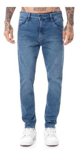 Pantalon Moda Denim Stretch Hombre Gj Serie - 112