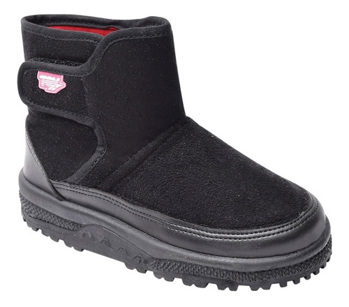 Zapatilla Botita Niñas Negra Toy (talle 24 Al 34) Art K01n