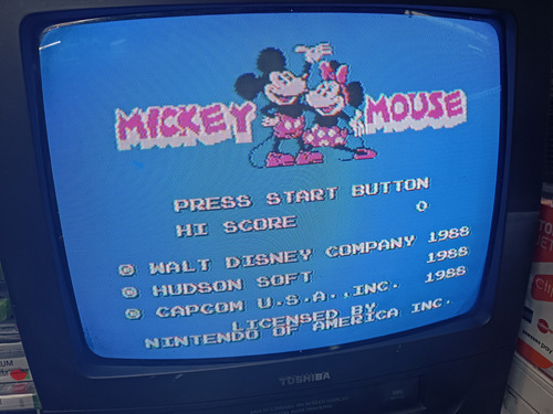 Mickey Mousecapade Para Nes Físico Original (Usado)