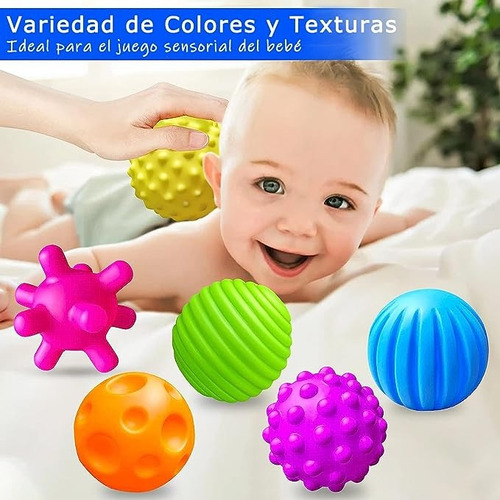 Juguetes Pelotas Estimulacion Sensoriale Didáctica Para Bebé