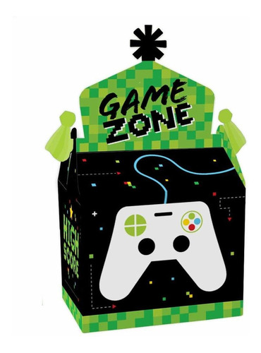 Game Zone  Treat Box Party Favors  Pixel Video Game Par...