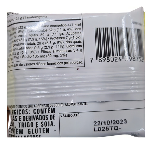 Wafer Recheado Hanuta C/24 Unidades De 22g Ferrero