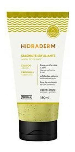 Sabonete Liquido Corpo/rosto Camomila Hidraderm-180ml Farmax