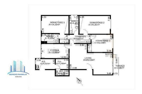 Imagem 3 de 12 de Apartamento Residencial Com 3 Dormitórios À Venda Na Rua Araguari - Moema, São Paulo/sp - Ap2565