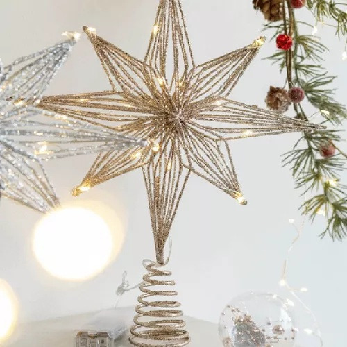 J Lámpara Led Con Forma De Estrella Para Árboles De